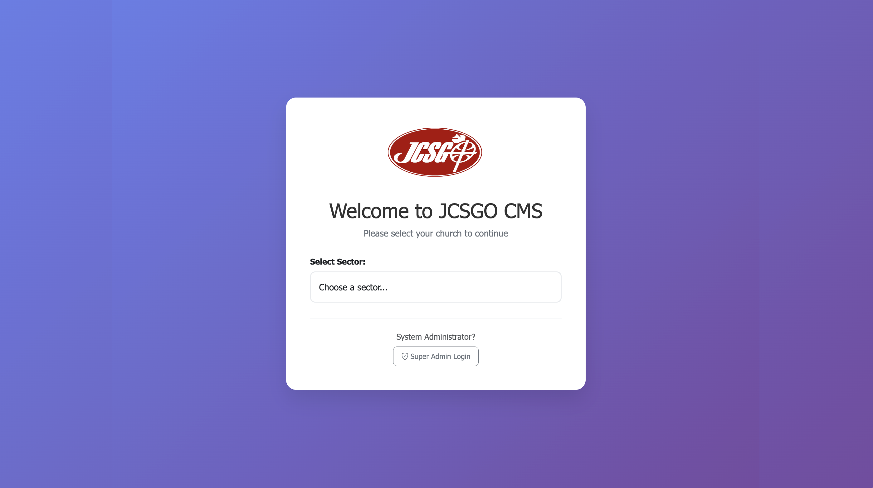 JCSGO Church Management System